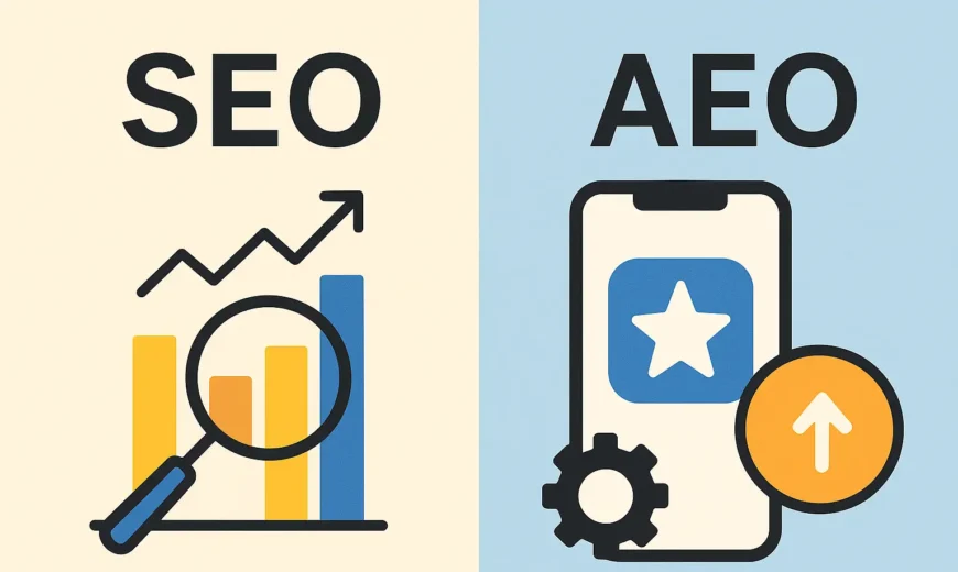 تفاوت SEO و AEO